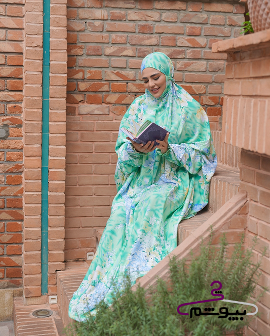 چادر نماز آستین دار کدری 58